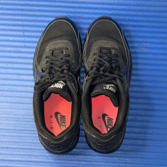 Size 8.5- Women’s Nike Air Max 90 Premium 443817-002 Black Sneakers RARE Multi - Picture 5 of 8
